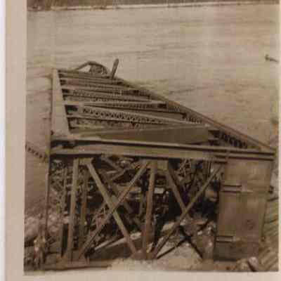 Maine Central RR Bridge after 1936 Flood