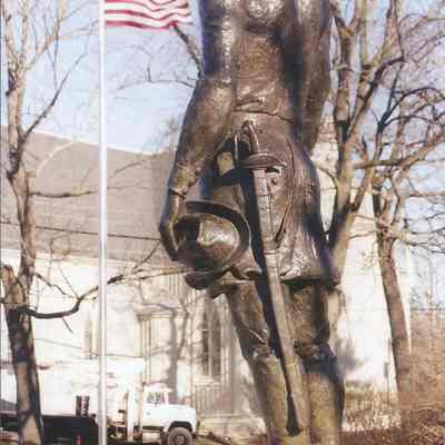 Back Side of the Chamberlain statue.