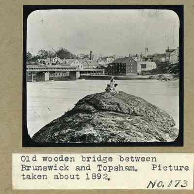 The old wooden bridge