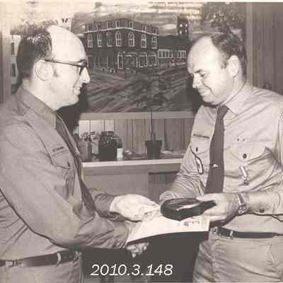 Richard Nickerson Receiving an Award