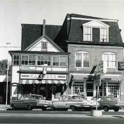 A photo of 115-111 Maine St. c. 1967