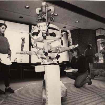 A photo view of the Columbus Exhibit.