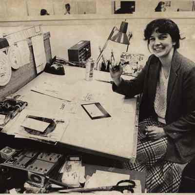 A photo view of Nancy Montgomery. 5/1/1980.