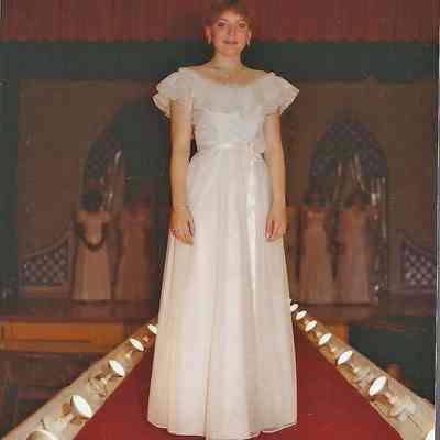 A color photograph of contestant #1 Lucie Morin