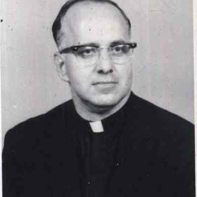 A photo view of Father Guilmette. 3/16/1977.