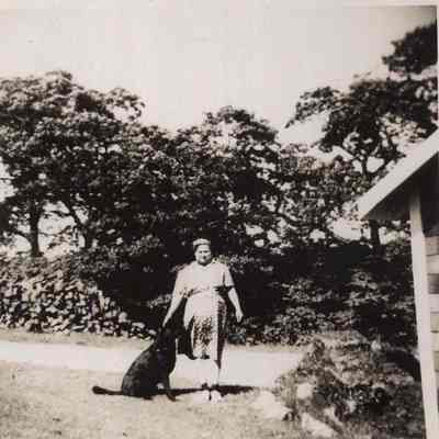 Woman and Her Dog