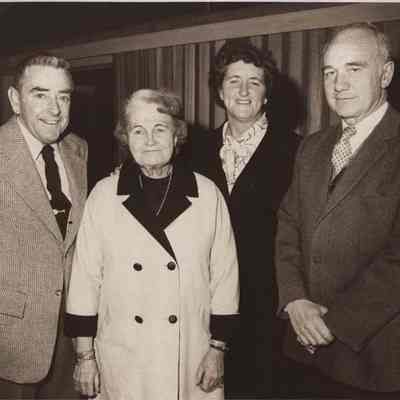 A photo view of the Red Cross directors. 10/25/1977.