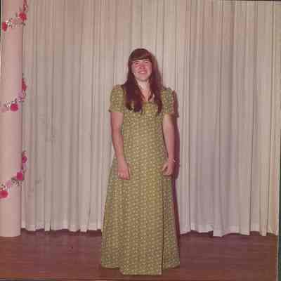 Contestant #8 Patricia Collins at the Teen Queen Ball.