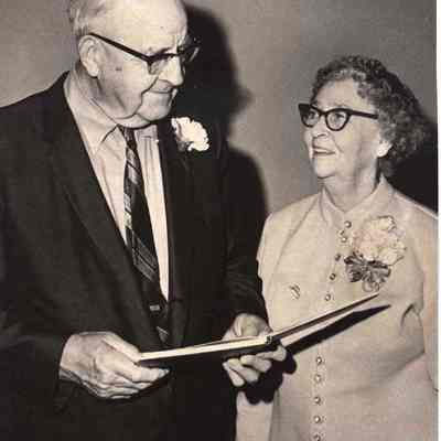 A photo view of Mr. & Mrs. Claude Wilson.