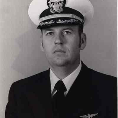 A photo view of Cdr. T. F. Hall. 3/15/1979.