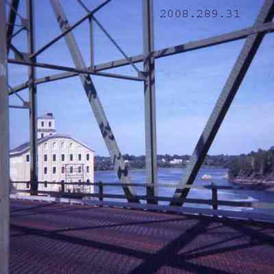 Bowdoin Mill taken from the Frank J. Wood Bridge