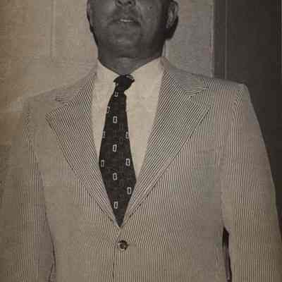 A photo view of Clarence C. Truesdell. 7/31/1974.