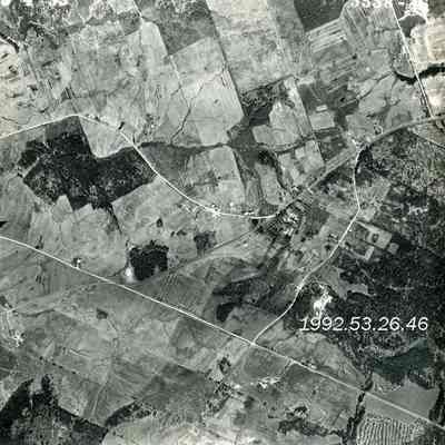 An aerial photo of 5/4/1953