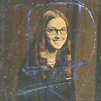 single photo selected from a page of contact prints. I do not know the girls name.