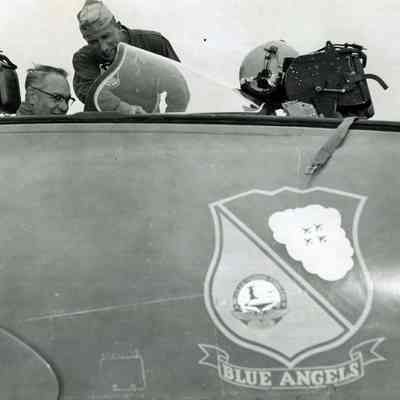 Harry Shulman and the Blue Angels