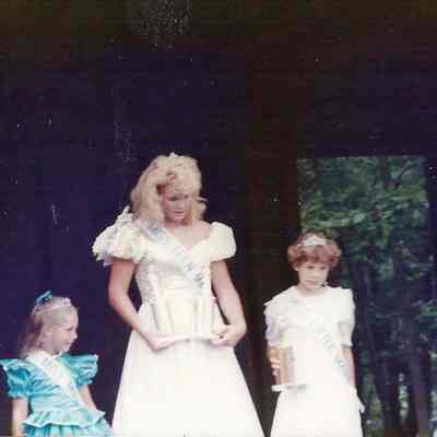 Angie Coady with two other winners
