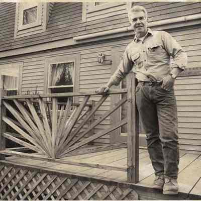 A photo view of Dick Fitzherbert. 4/15/1992.
