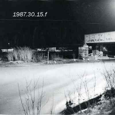 Water going down Mill Street