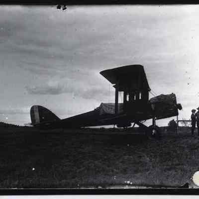 Biplane Aircraft on Ground