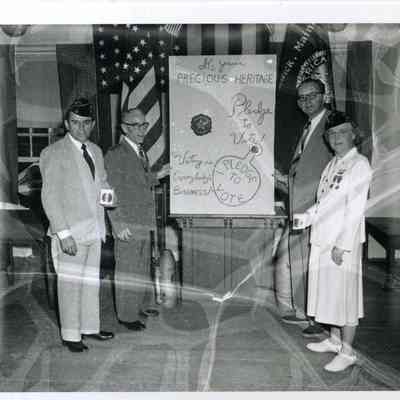 four (4) local Legionnaires