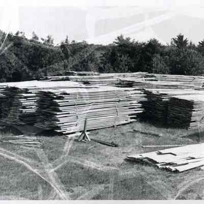 Lumbering operations, Ernest Benoit, July 1937