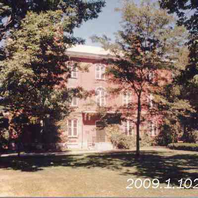 A photo of Massachusetts hall