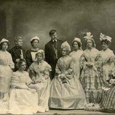Actors in a play.