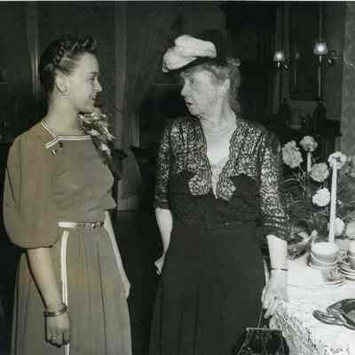 Susan Crouch and Mrs. Rupert Baxter