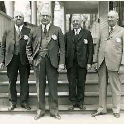Rotary Club Members Emile Tondreau, Alfred LeTarte, Omer Tondreau, and Unidentified