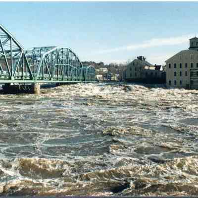 Frank Wood Bridge & Pejepscot Paper Mill