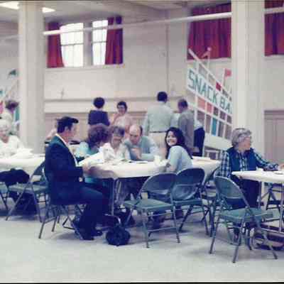 A color photograph of the 25th Anniversary supper.