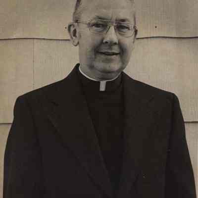 A photo view of Father Rene Lavoie. 10/8/1976.
