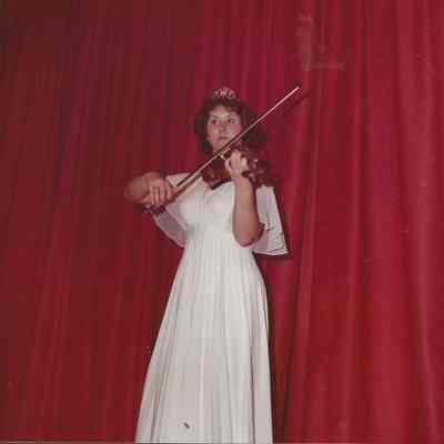 The 1978-79 Brunswick Teen Queen Lisa Grasmuck performing two numbers
