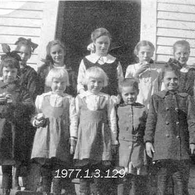 Group of Girls in front of the Hacker School