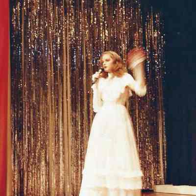 Charity Edwards at the end of her number.
