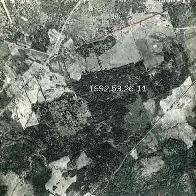 An aerial photo of 5/4/1953