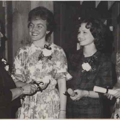 A photo view of a group of women.