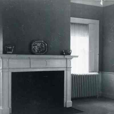 A photo of the front parlor, Cleaveland House.