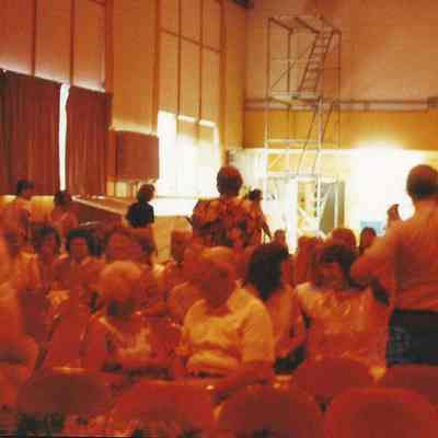 The audience at intermission.