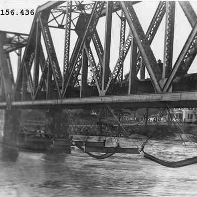 Black Bridge after the flood of 1936