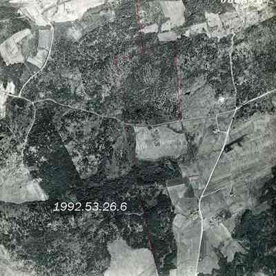 An aerial photo of 5/4/1953