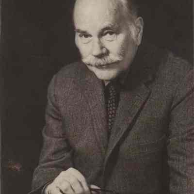 A photo view of Otto Luening. 4/21/1986.