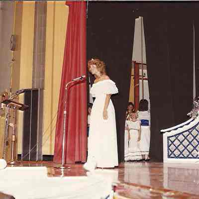 A color photograph of the 1982-83 Brunswick Teen Queen Kathy Walters.