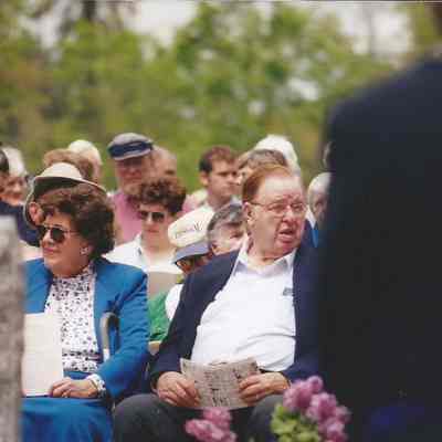 Audience at the Statue Dedication