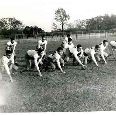 BHS Football Players on Edward Field