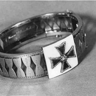 a bracelet given to Frances Adams Chamberlain