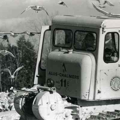 A photo of Brunswick Tractor at the Dump. 1989.