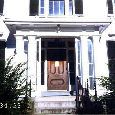 The front door to the Henry C. Martin House.