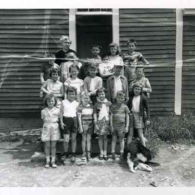Gladys Wilson at the Bunganuc School