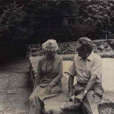 A photo view of Joseph and Mary Lloyd. 7/3/11981.